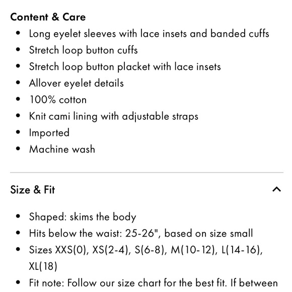 Lace Inset Eyelet Shirt
Dusty Rose - Picture 4 of 6